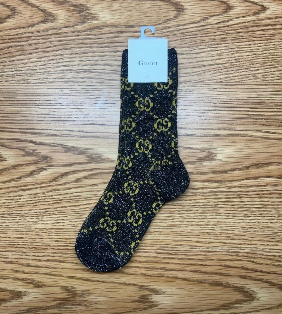 GG Gucci Gliters Socks Large