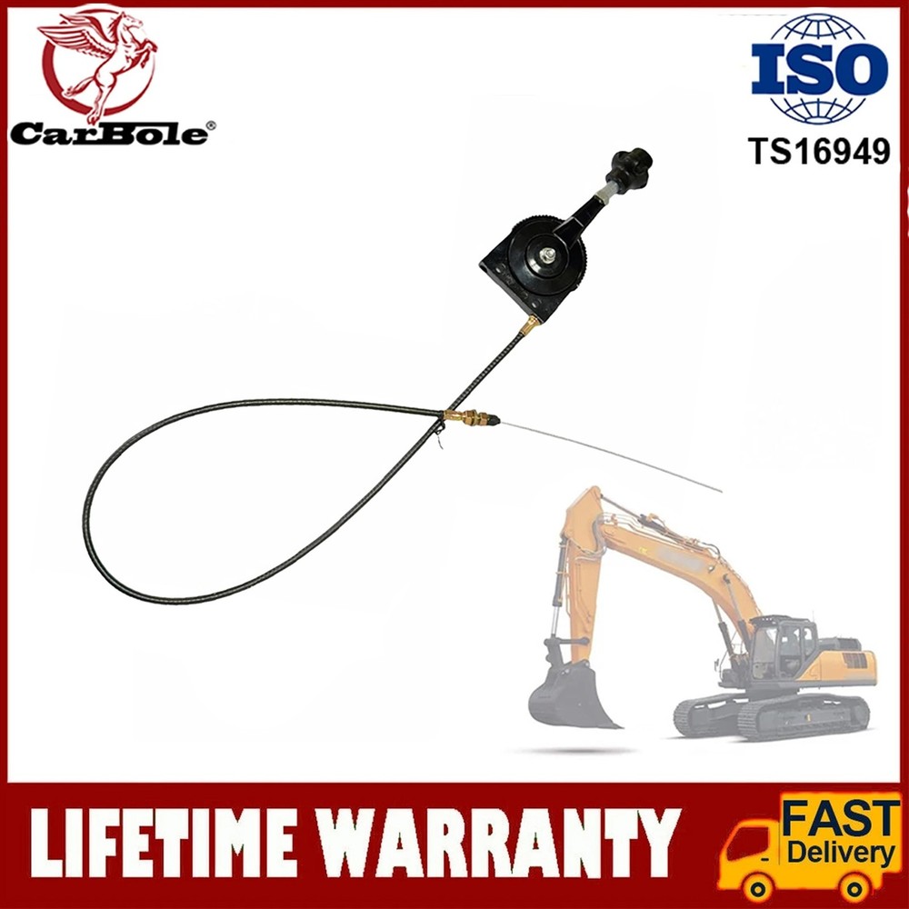 Mini Excavator Manual Bendable Control Throttle Cables Throttle Cable Controller