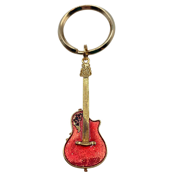 Keychain Ovation Roundback Red