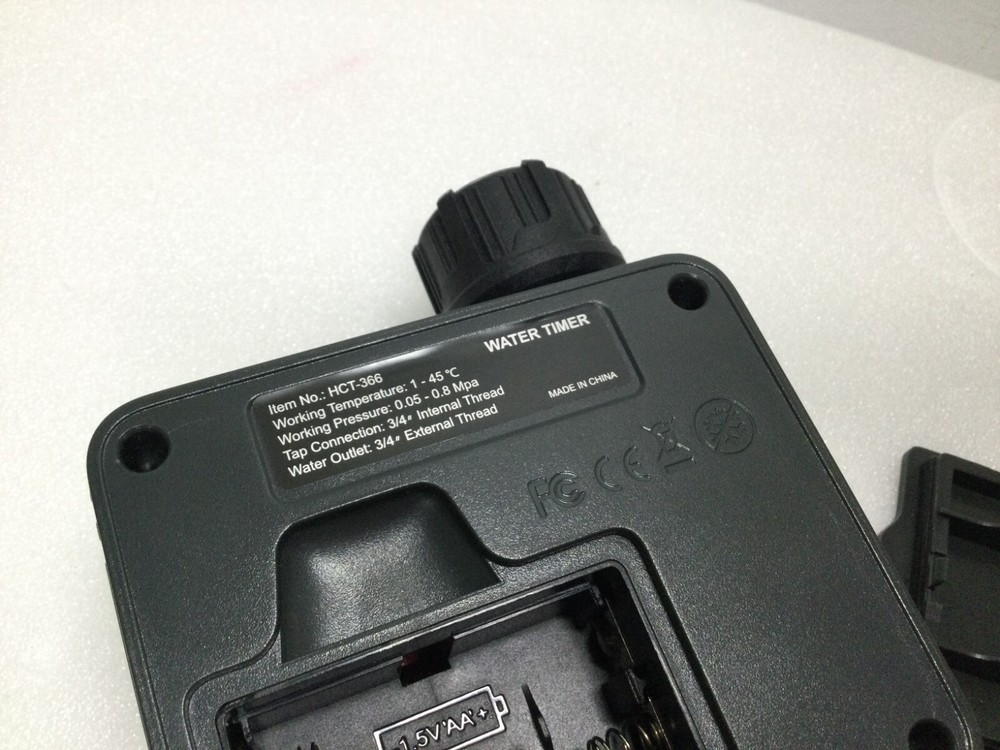 Kazeila Rain Sensor Hose Timer, Watering Timer with 6 Separate Programs Hct-366