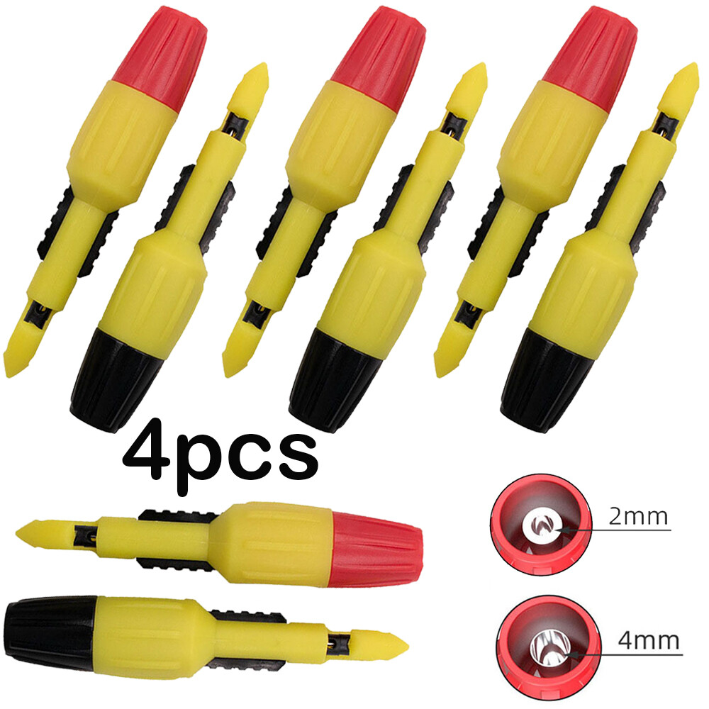 4x Insulation Wire Piercing Puncture Probe Test Hook Clip with 2mm/4mm Socket