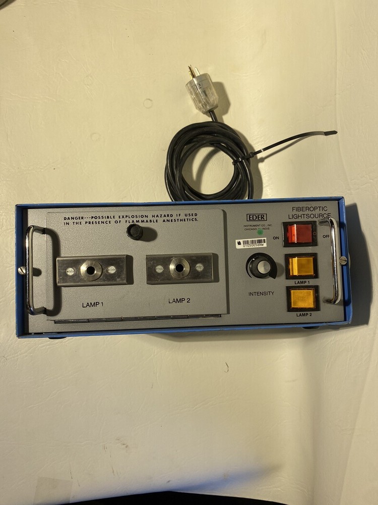 EDER instruments fiber optic light source TESTED WORKING