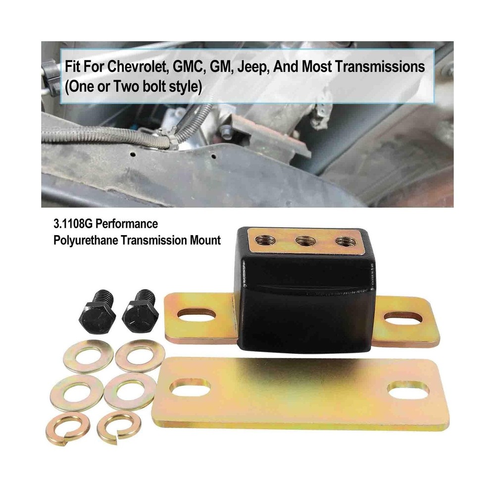 3.1108G General Transmission Mount Performance Polyurethane Mounts Bracket Se...