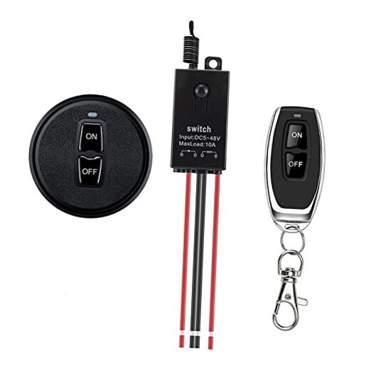 12v Wireless Switch,Mini Remote Control DC5-48V--10A relay