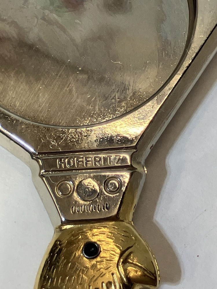 Brass Chicken Cigar Cutting Scissors Hoffritz Germany