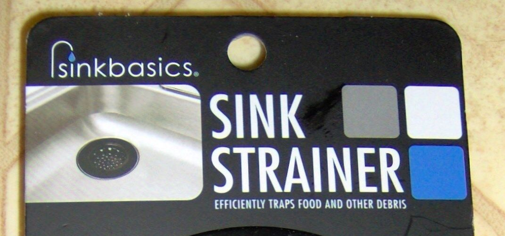 Sinkbasics KITCHEN SINK Rubber BASKET Drain sink basic GRAY grey STRAINER 41898