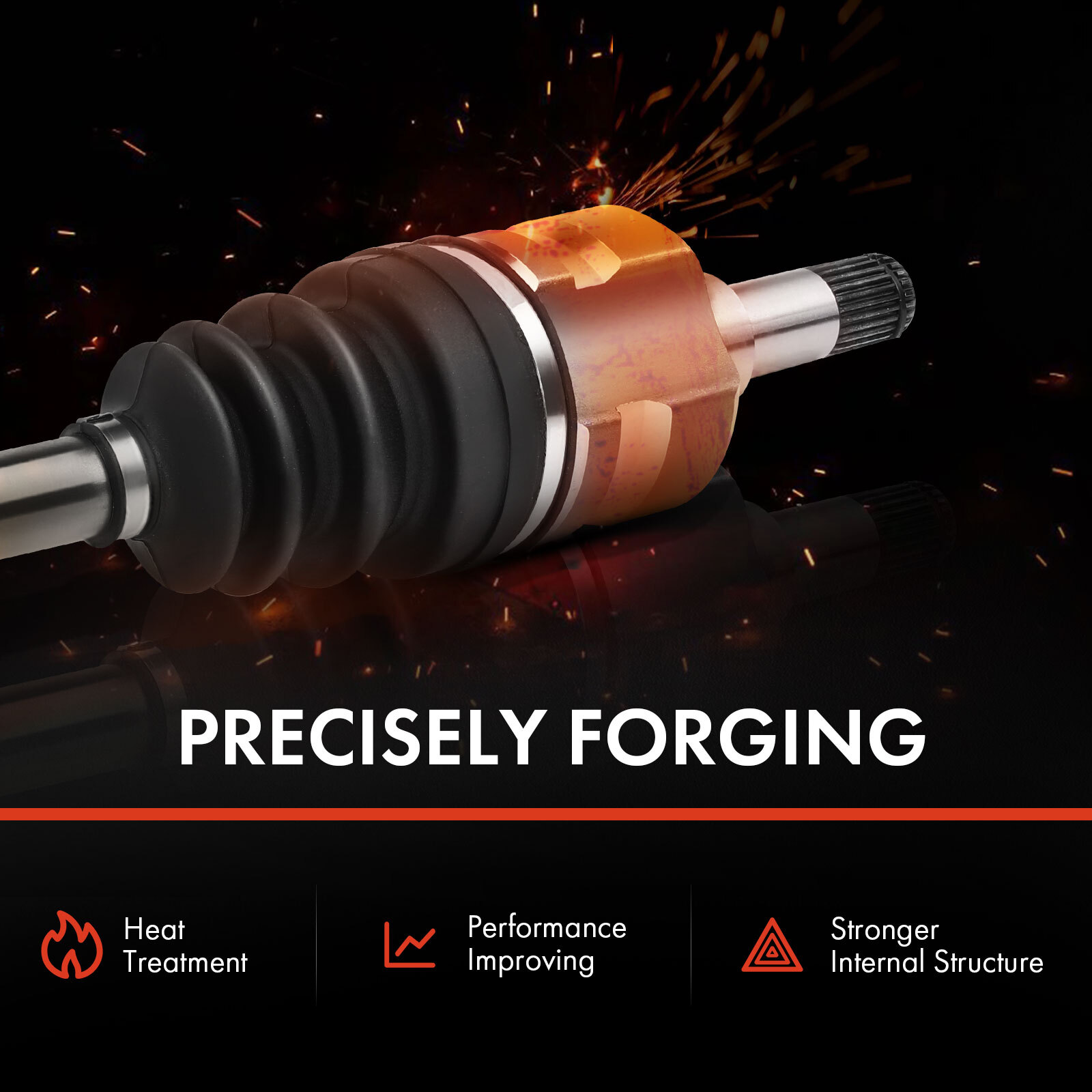 Front Driver or Passenger CV Axle Assembly for Ram ProMaster City 2015-2022 2.4L