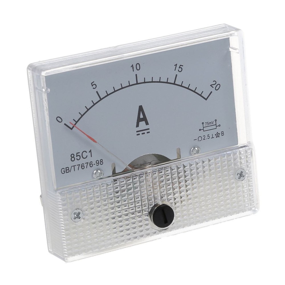 New 20A Analog Amp Panel Meter Current Amps U5D26409