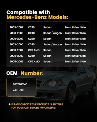 Power Window Regulator without Motor,Compatible with Mercedes Front Driver Side