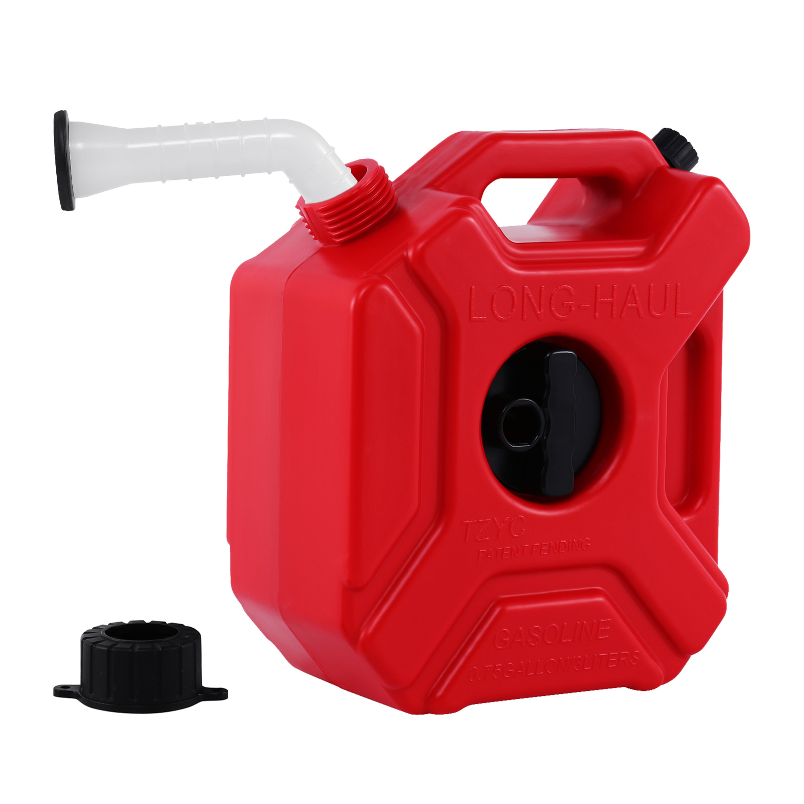 3L Gas Fuel Can Tank Container Fit for ATV UTV Gokart Motorcycle Auto Car