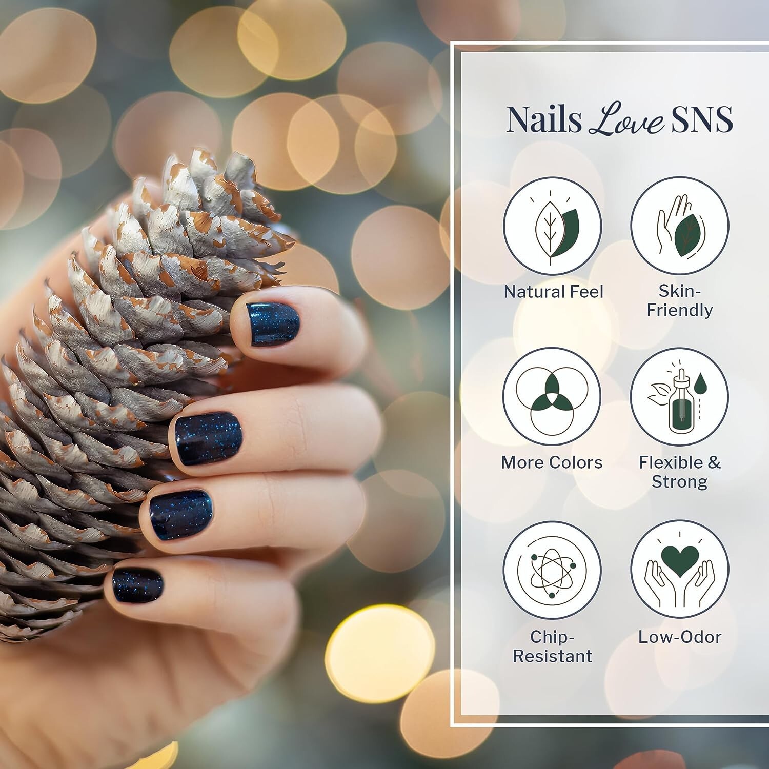 SNS Nail Dipping Powder HD21 Quintessential Belle 1 oz