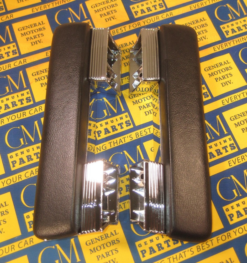 1964-1967 Buick Chevy Olds Pontiac Front Arm Rest Assemblies. Pair