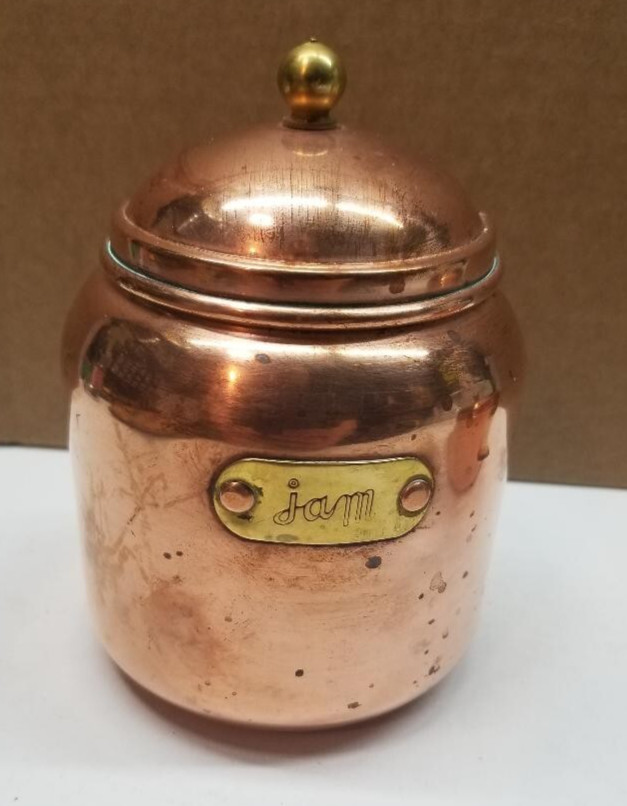 Very Rare KOREAN Copper Jam Jar - good condition