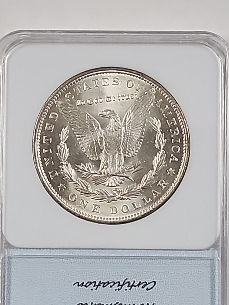 1889 Morgan Silver Dollar Gem Uncirculated Toned Mint State
