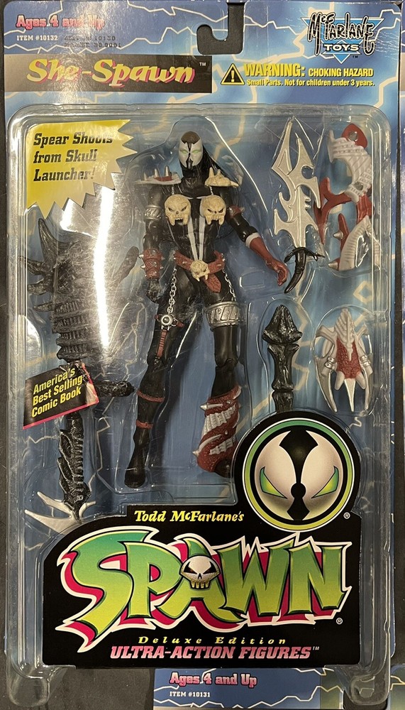 Spawn Series 4 She Spawn, Shadowhawk, Clown 2, Cy-Gor, Exo-Skeloton, The MAXX