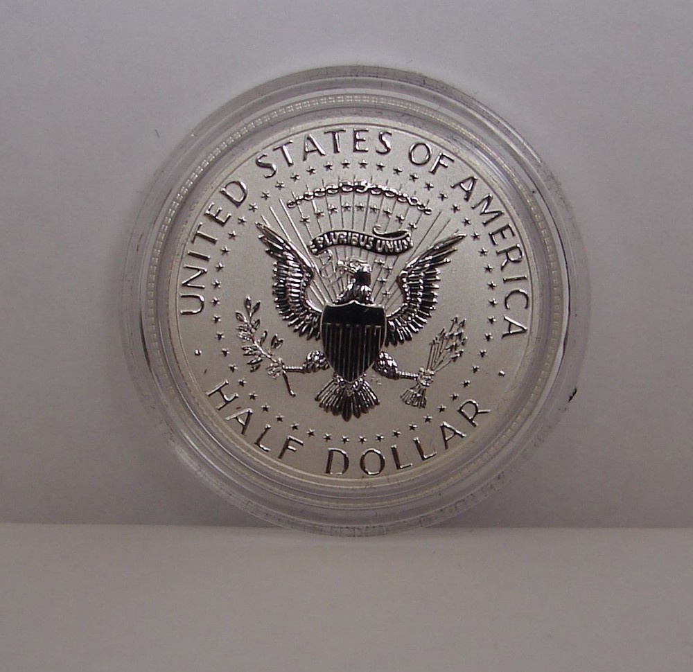2014 W REVERSE PROOF SILVER KENNEDY HALF DOLLAR - FROM 50TH ANNIVERSARY SET