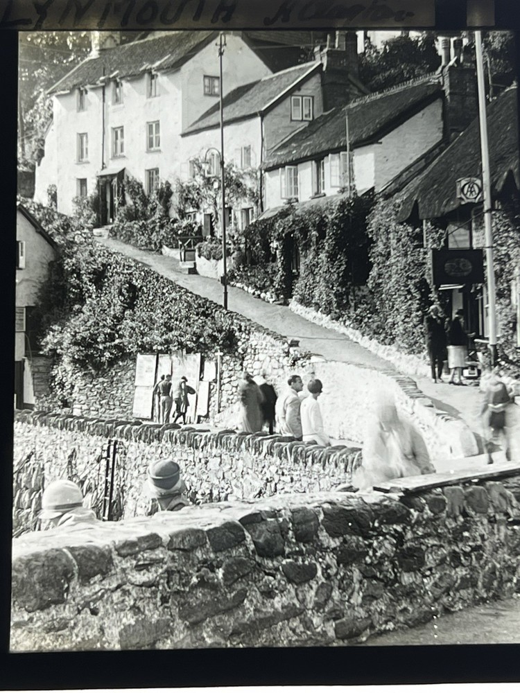 Magic Lantern Slide lynmouth Devon