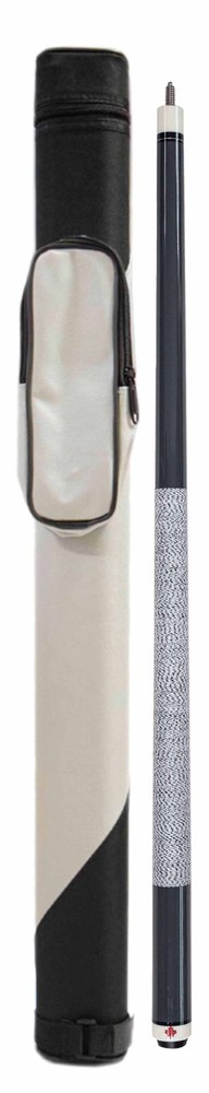 Package Set - Grey Pool Cue & 1x1 Two Tone Case.