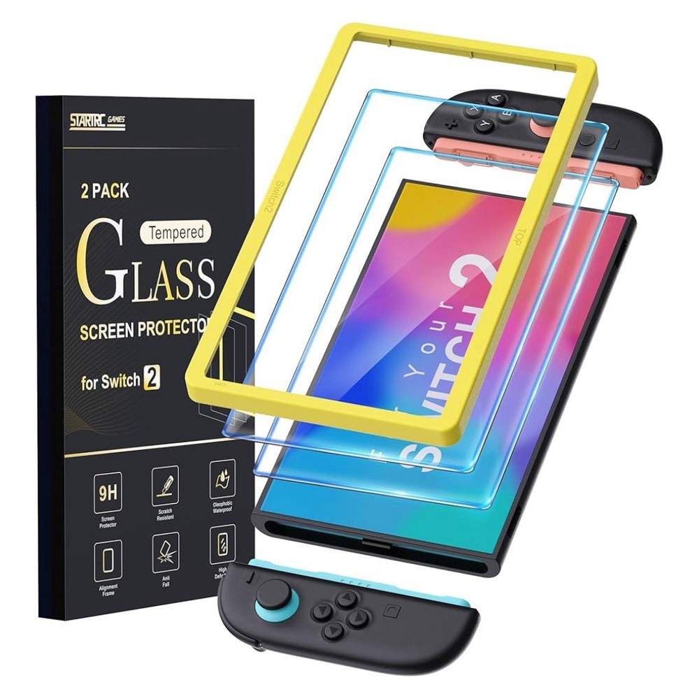 Startrc Games 2 pack Screen Protector Nintendo Switch 2