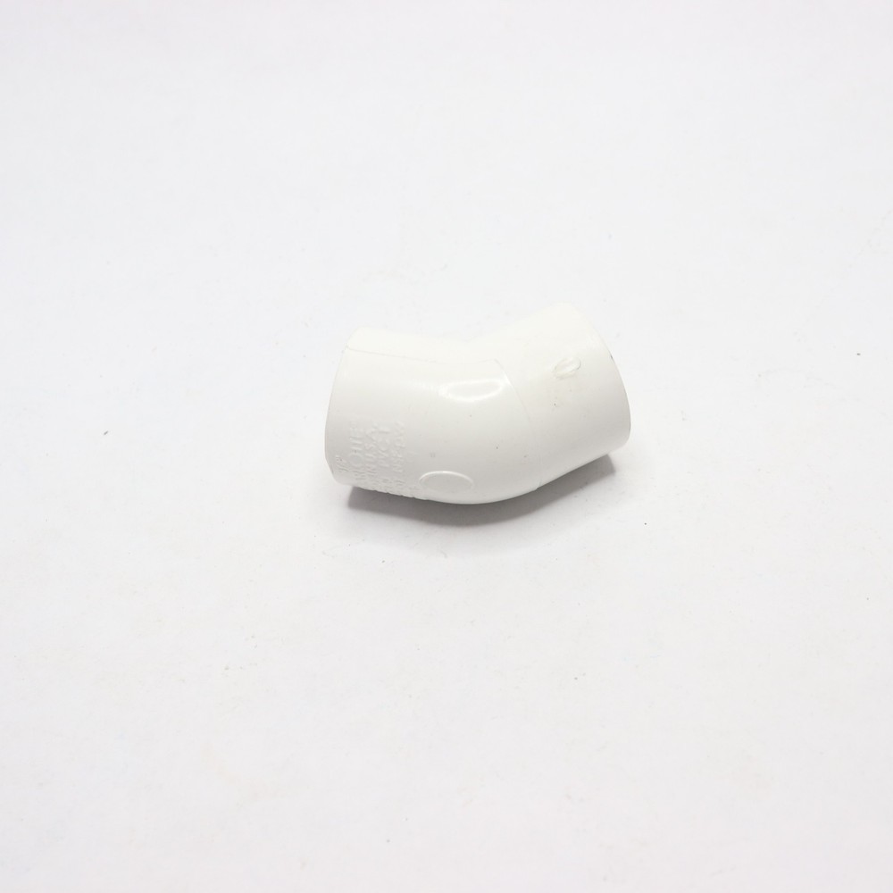 Charlotte 45 Degree Socket x Socket Elbow Fitting PVC 3/4" x 3/4"