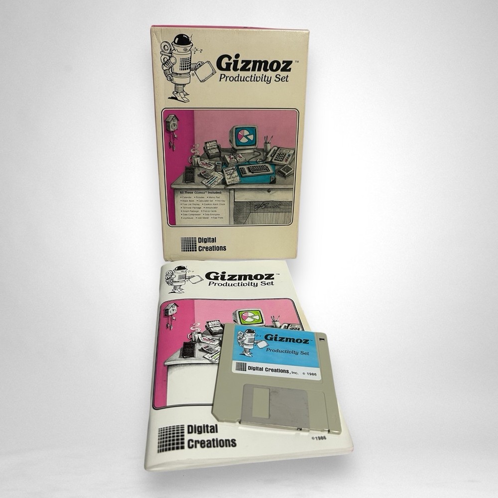 Gizmoz Productivity Set Commodore Amiga Floppy Software