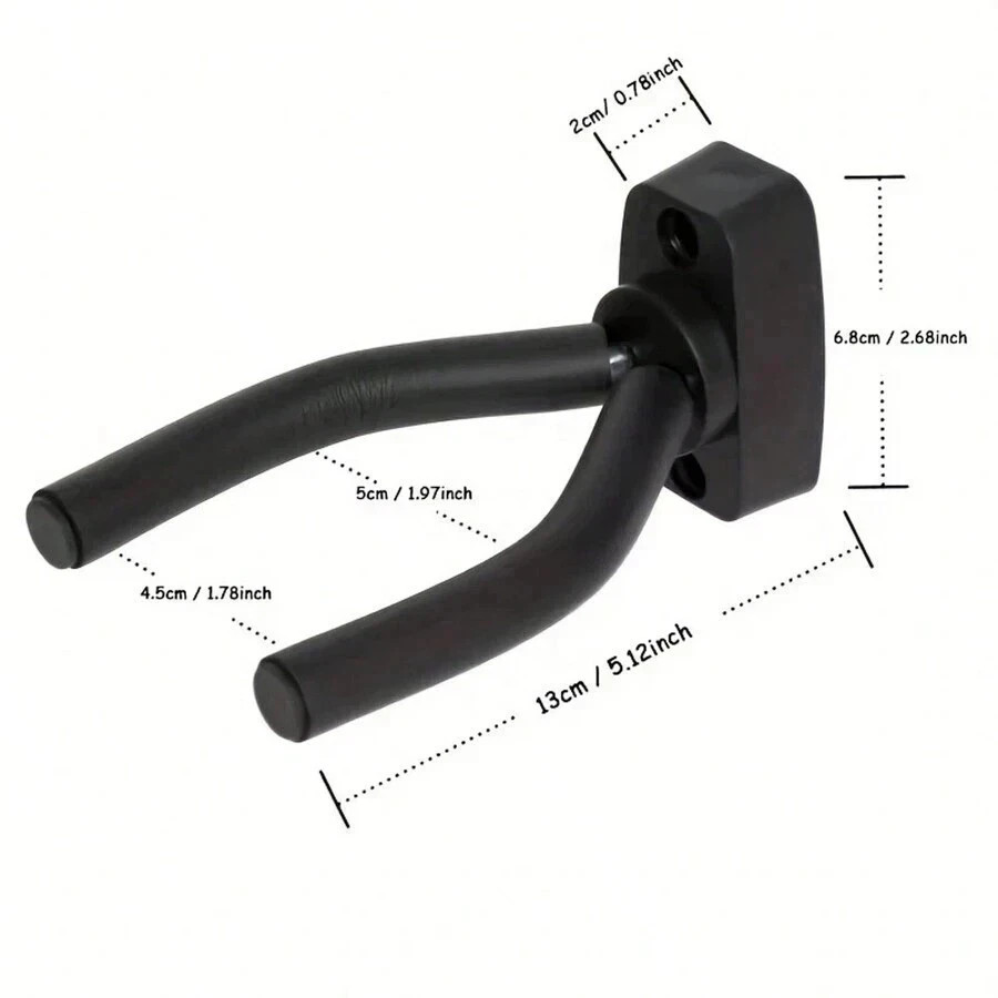 Guitar Holder Wall Mount Hanger Hook for All Types of Guitar with Screw for Home