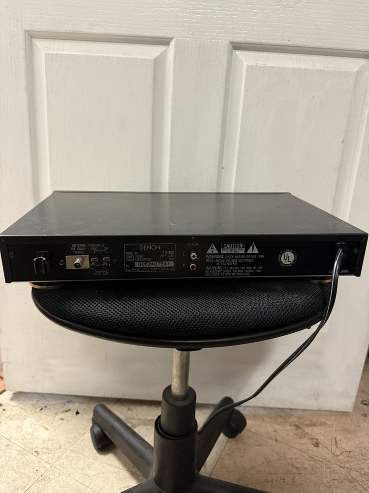 Denon TU-460 Precision Audio Component AM/FM Stereo Tuner - UNTESTED