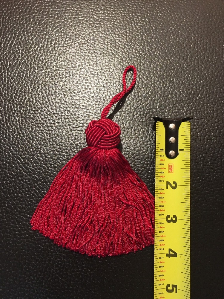 Tassel For Grandfather Clock key. ( Red)