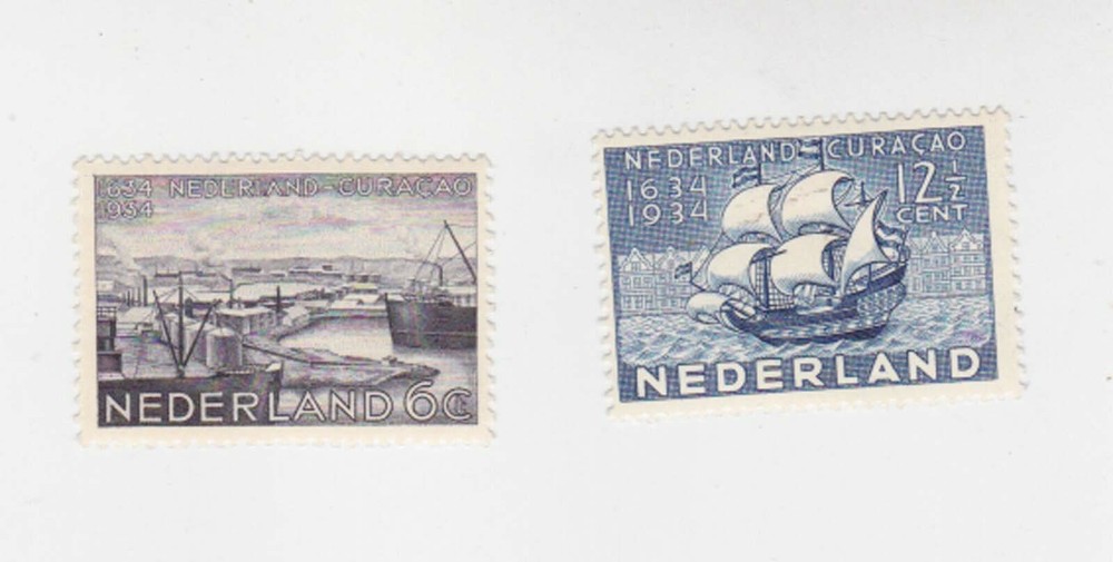 netherlands 1934 Sc 202/3 ship,set     p2329