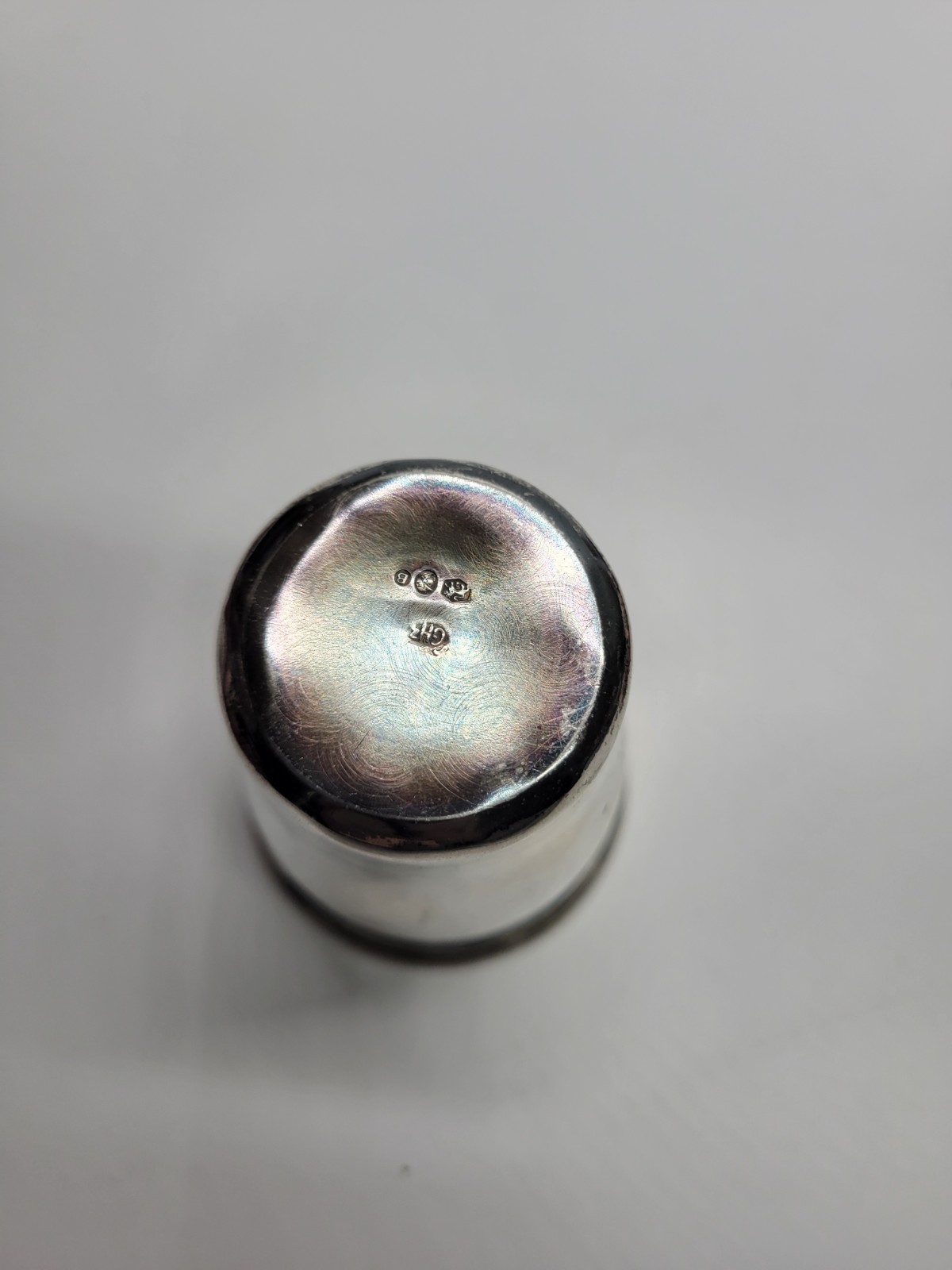 Antique Austro Hungarian 800 Silver Kiddush Cup Lion B Mark Vienne