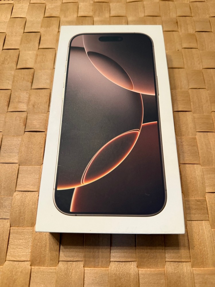 Apple A3083 iPhone 16 Pro Desert Titanium 256GB - Empty Box ONLY