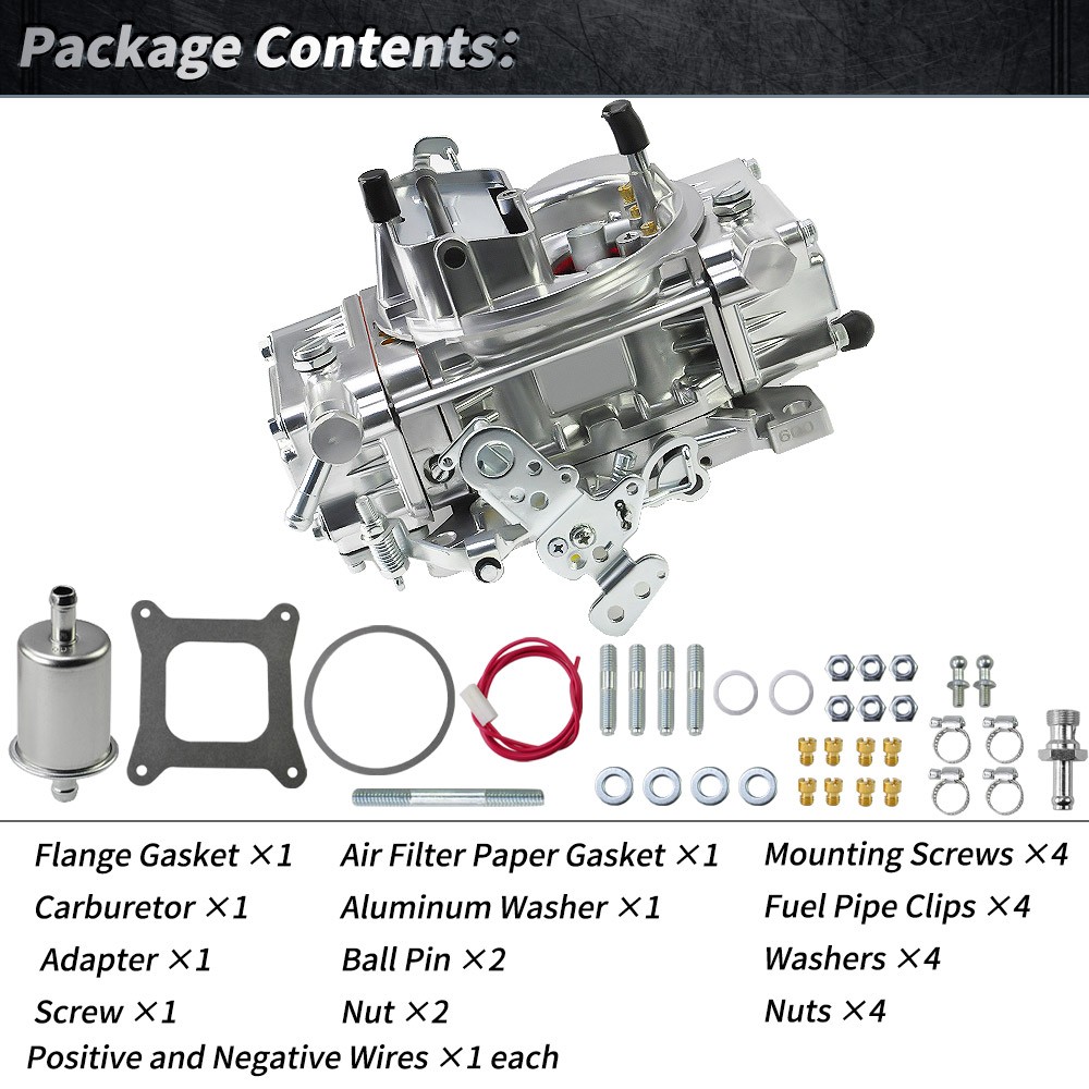 0-80457S For Holley 4160 Performance 600 CFM 4 Barrel Carburetor Street Warrior