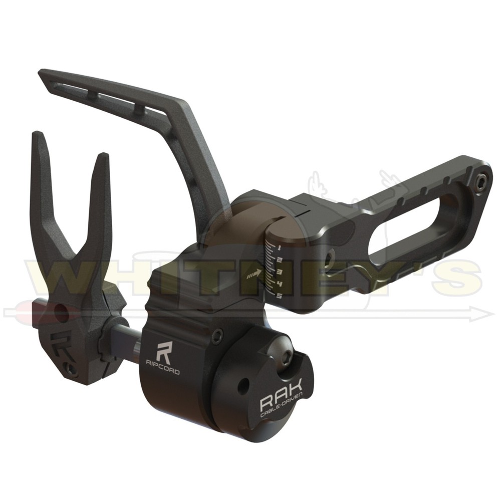 Ripcord RAK Cable Driven STD Rest - Right Hand - Black - RC12220X02-R
