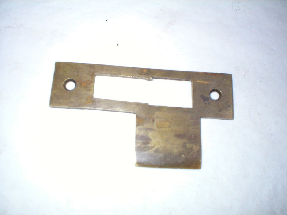 Antique Large Solid Brass Striker Plate