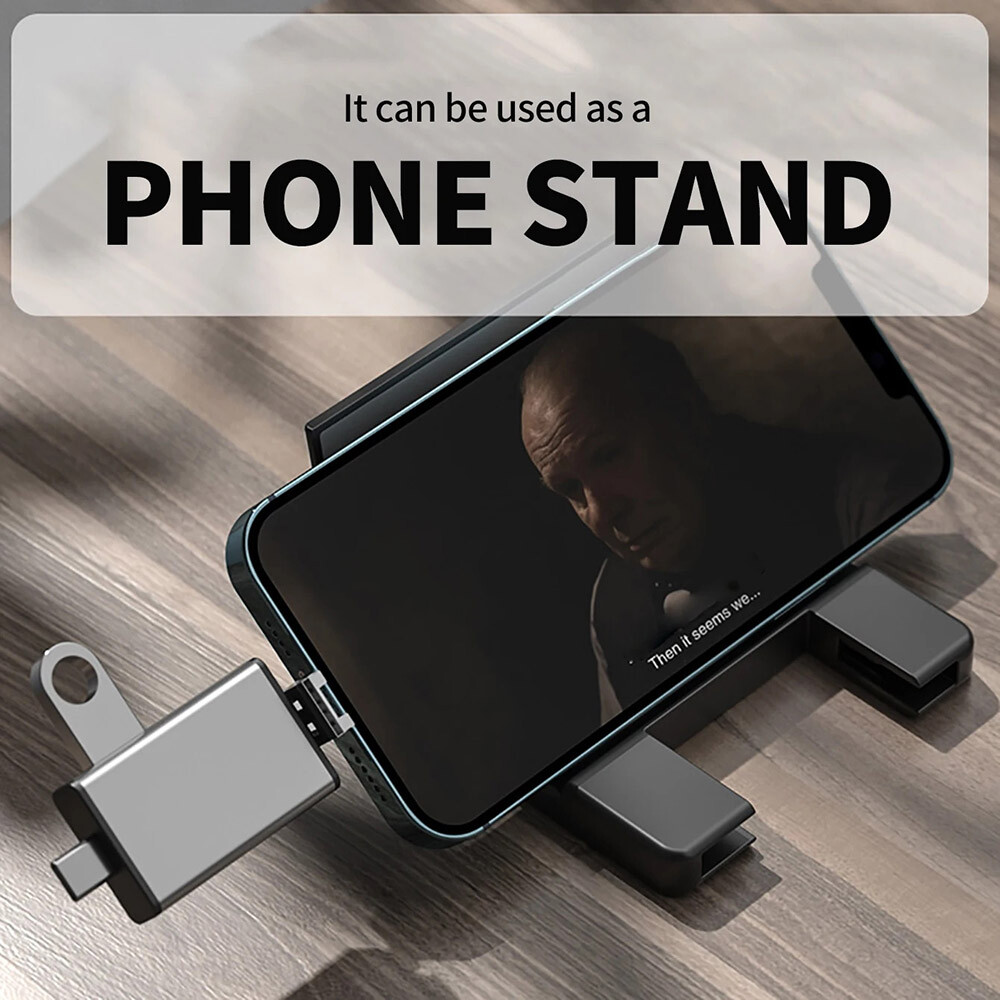 MMC Memory Card Reader&USB-A/C HUB&Case for iPhone iPad Android Cellphone Camera