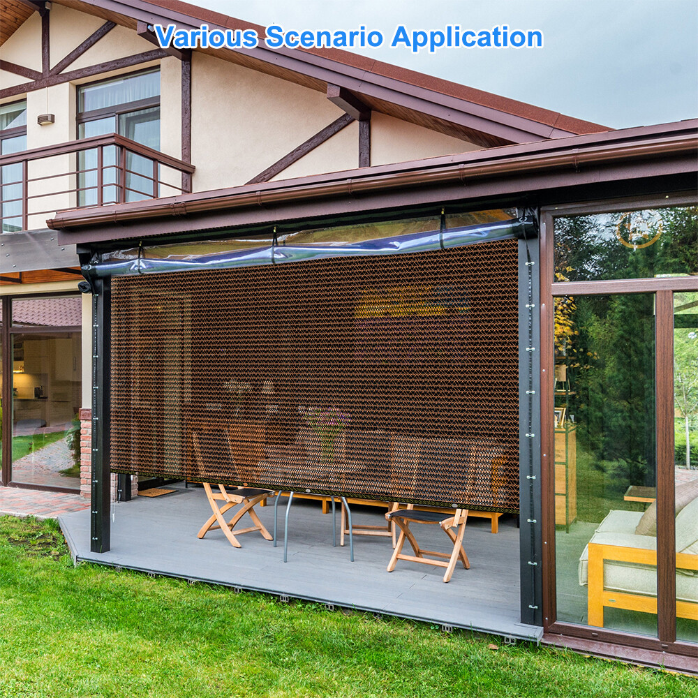 90% Sun Shade Cloth With Grommets Pergola Cover Canopy Outdoor Privacy Screen