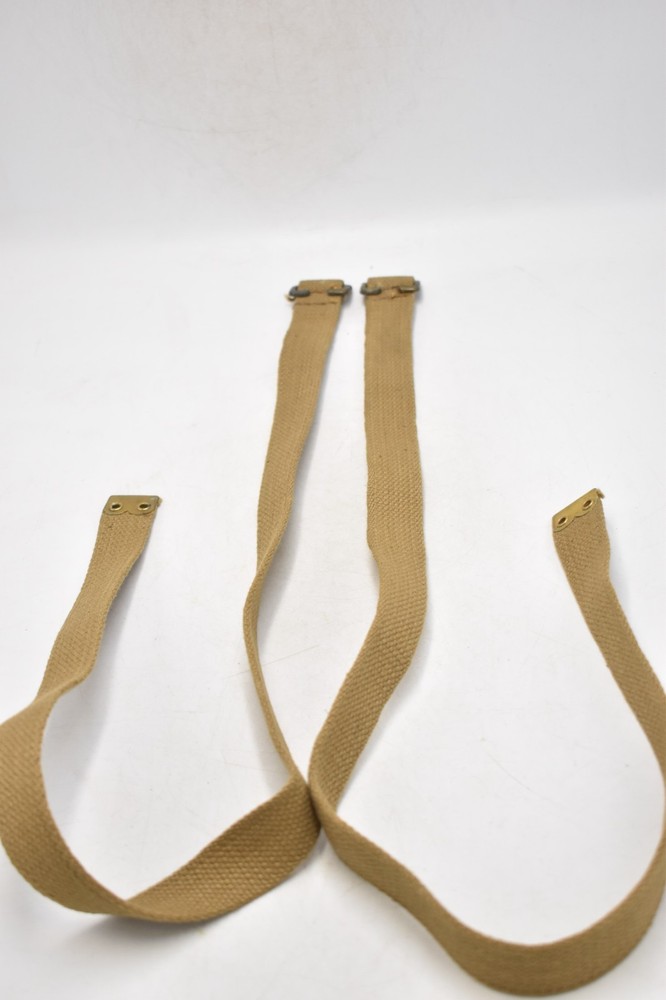 British Army WWII 37 Pattern Equipment/Large Pack/ Utility Straps x2