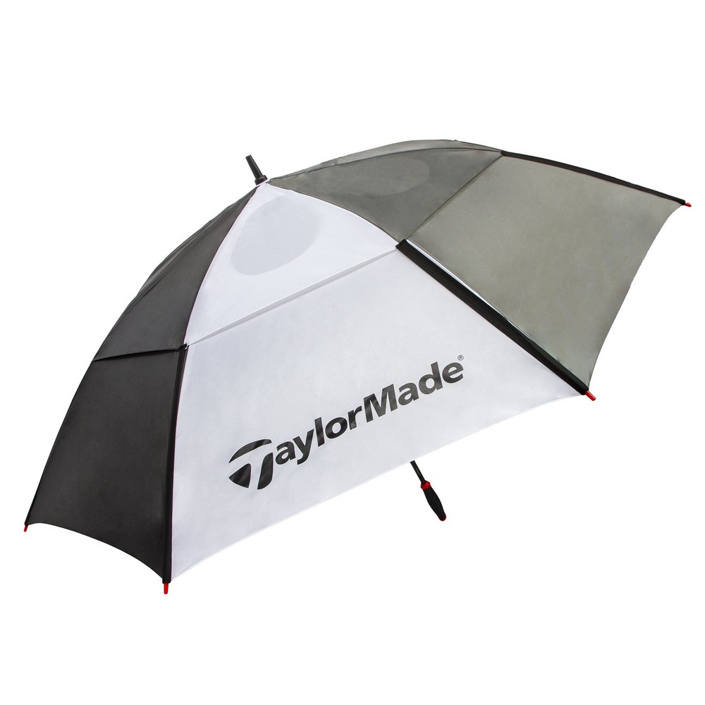 68-inch Auto Open Vented Golf Umbrella Black/White
