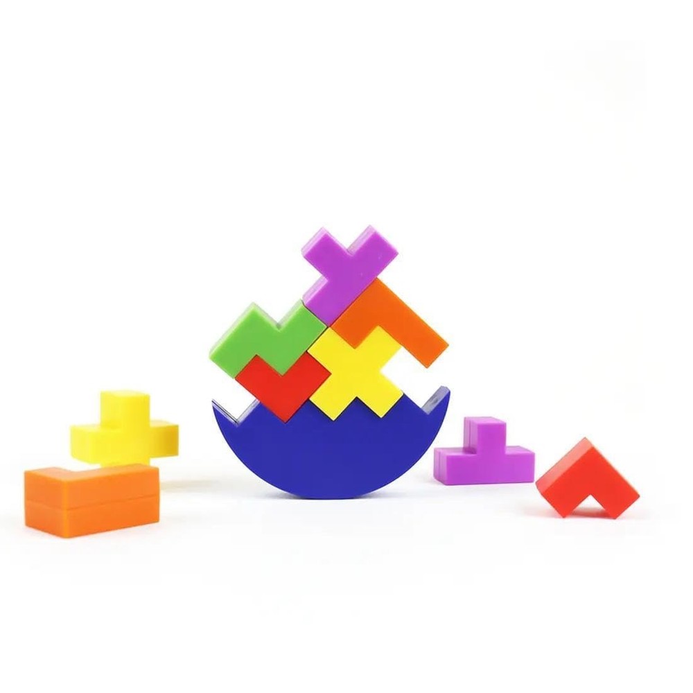 Gift Republic Retro Gamer Stack Stacking Game Multicolor 16 pieces Standard