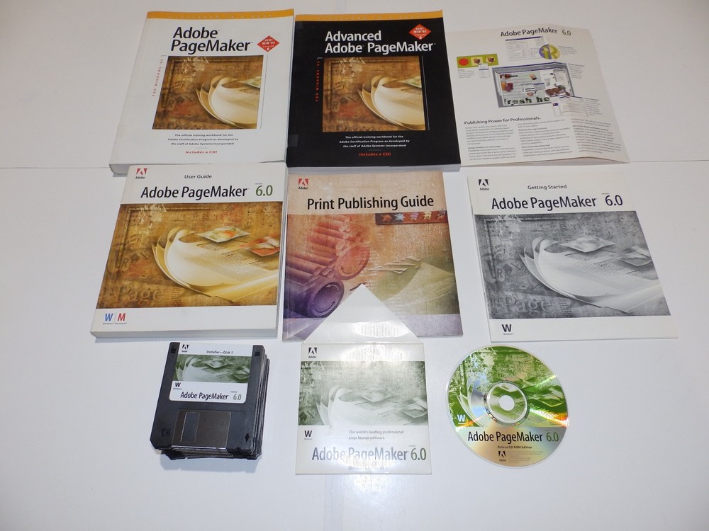 Vintage Software - Adobe PageMaker for Windows v5.0 / 6.0 / 6.5