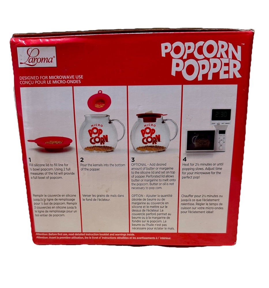 Laroma Micro 3 Quart Popcorn Popper With Box