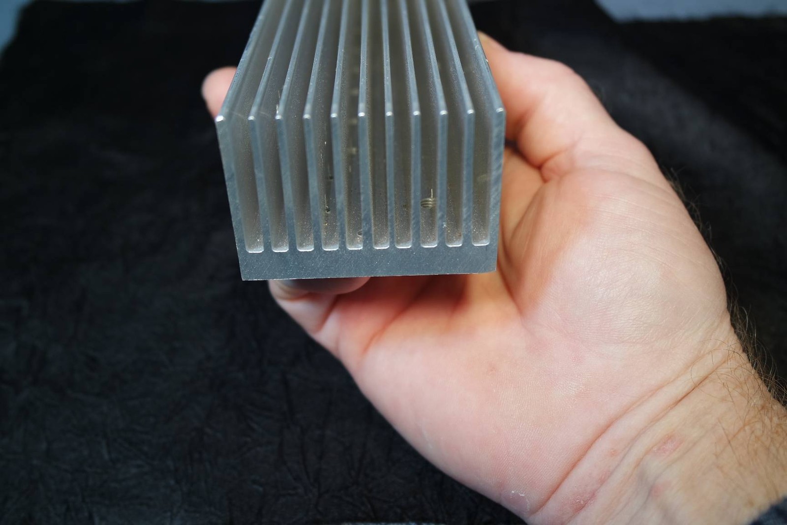 8.25" x 2.25" 1.25 Lbs Aluminum Heatsink RF Audio Amplifier Power Supply #C