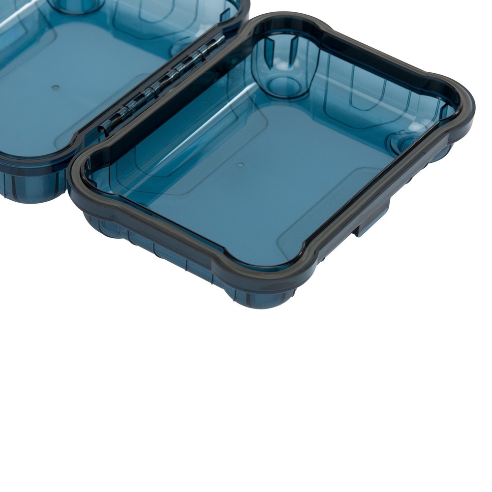 Small Watertight Dry Box Blue Polycarbonate Solid Print