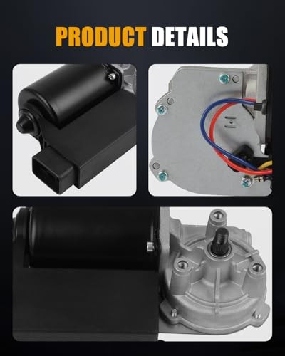 New Front Wiper Motor W/Control Module Compatible For Saturn SC SC1 SC2 SL