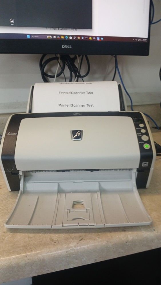 Fujitsu Fi-6130z Color Duplex Document Scanner *Working* *READ*