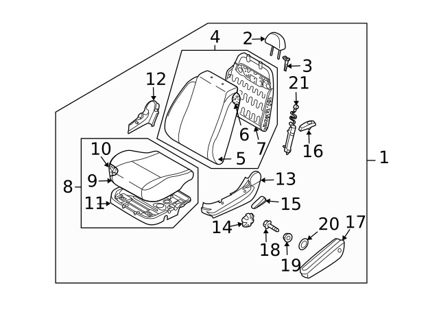 Genuine GM Armrest 96890161