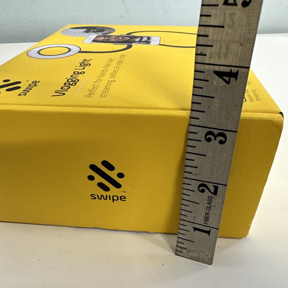 Swipe Vlogging Light USB Powered LED Adjustable brightness Hands Free Box Sealed