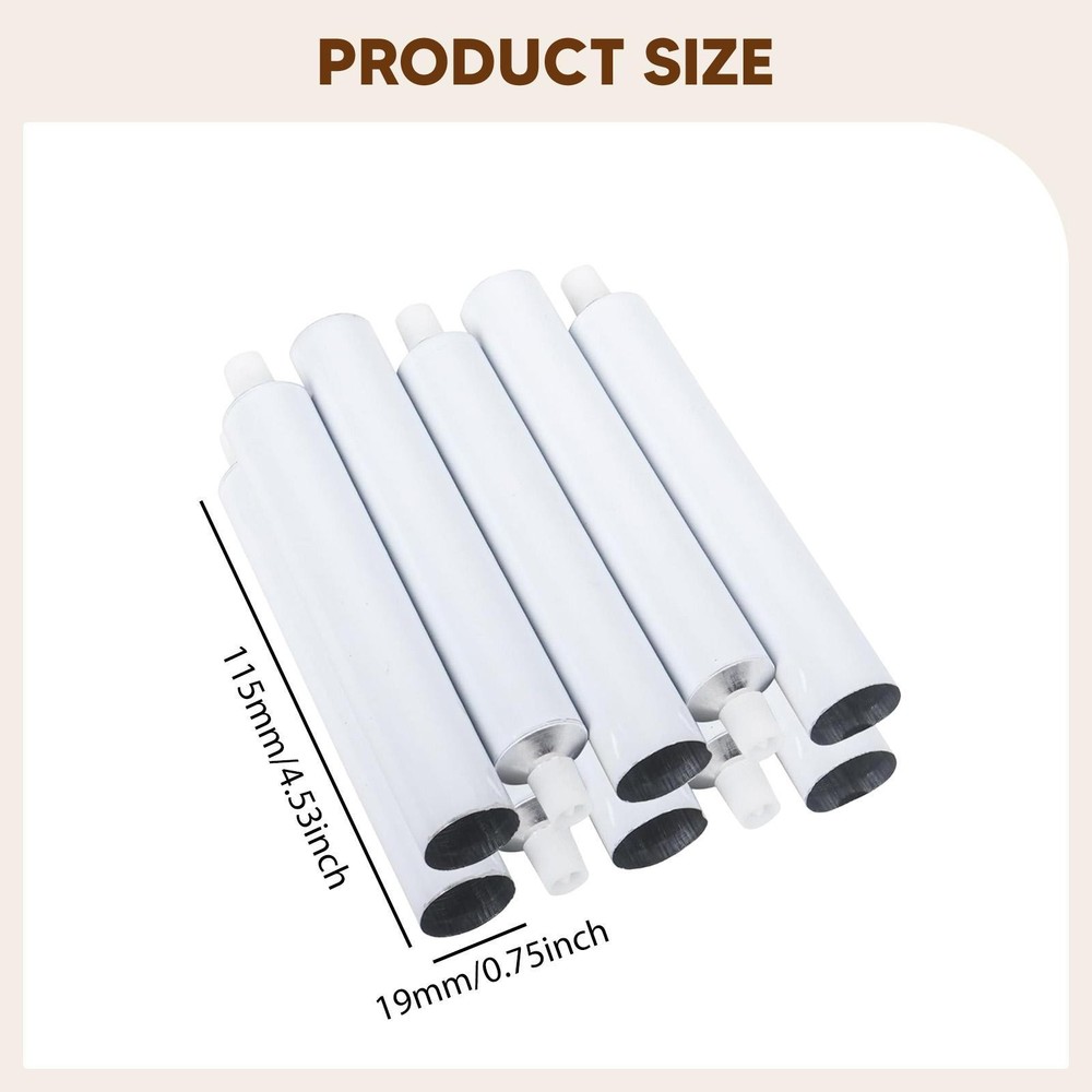 10Pcs Empty Paint Tubes Empty Toothpaste Tubes for Gouaches Oils Toothpaste