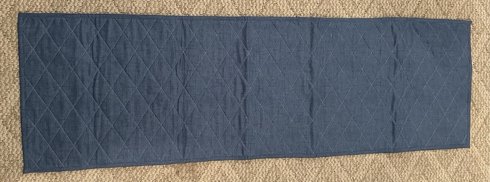 Handmade Machine Quilted Table Runner 15.25” X 48.25”