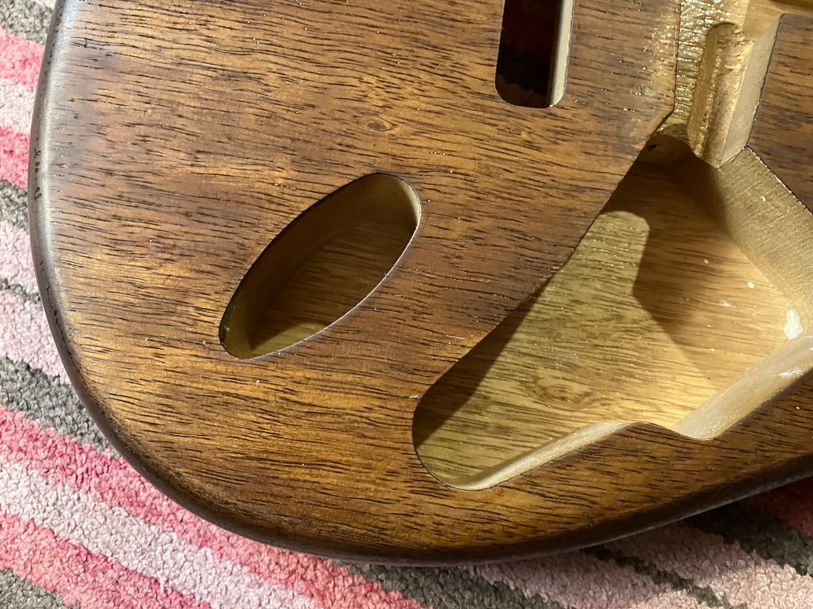 80's Custom Ax Korina Strat Style Guitar Body Stratocaster-Nice Quality